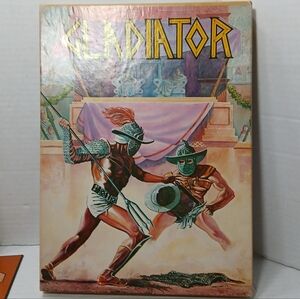 1981 GLADIATOR BOARD GAME by AVALON HILL - 99% COMPLETE, PUNCHED